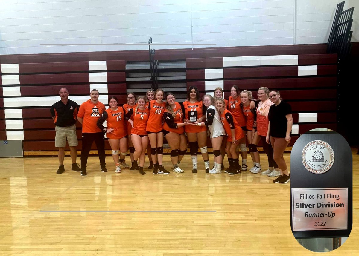 AugustaVolley's tweet photo. Brought home some hardware from the Fillies Fall Fling yesterday! Still hungry for more! #LadyPanthersVolleyball #IGotYou #FilliesFallFling #2022 #Runnerup https://t.co/fwld9rtIxr