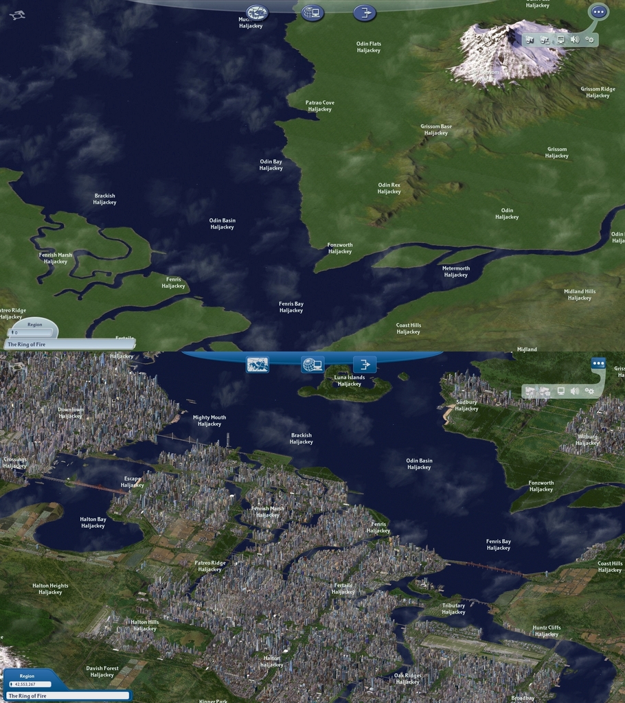 GamingMemes__'s tweet photo. My SimCity 4 mega region turns 8 today. Still plenty of work to be done. via /r/gaming https://t.co/ti9cEvvefa