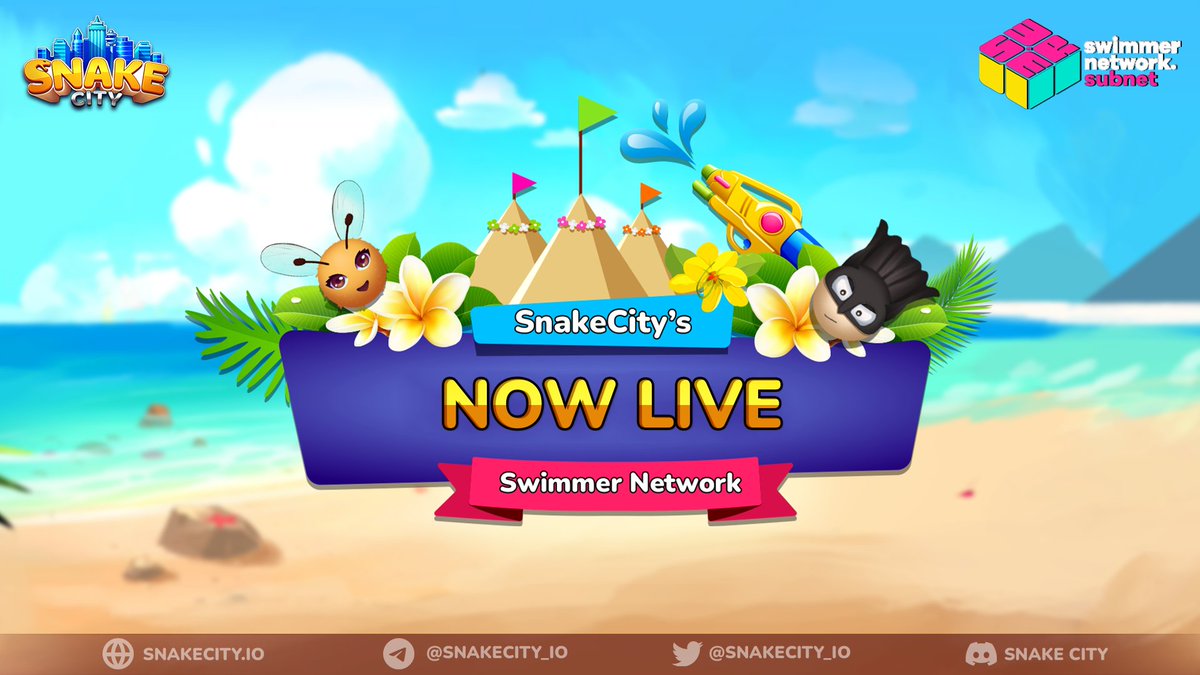 Avalanche_Space's tweet photo. 🐍 The @Snakecity_io is now available on the @Swimmer_network
🐍 All #SnakeCity gaming elements are now available on #SwimmerNetwork.
🔽INFO
https://t.co/nEK4OWWVWU https://t.co/en0B31qDeI