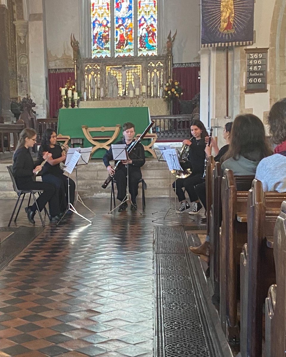 Congratulations to both String Quartet and Woodwind Quintet on their brilliant performances today at the Hatfield Chamber Music Festival. 🎻