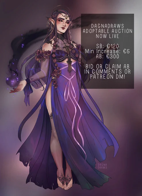 Character Auction Current bid is €125. Autobuy €300.Comment or DM to bid/claim. Closes at 11PM CEST (Oct 2)RTs=#dnd #dndcharacter 