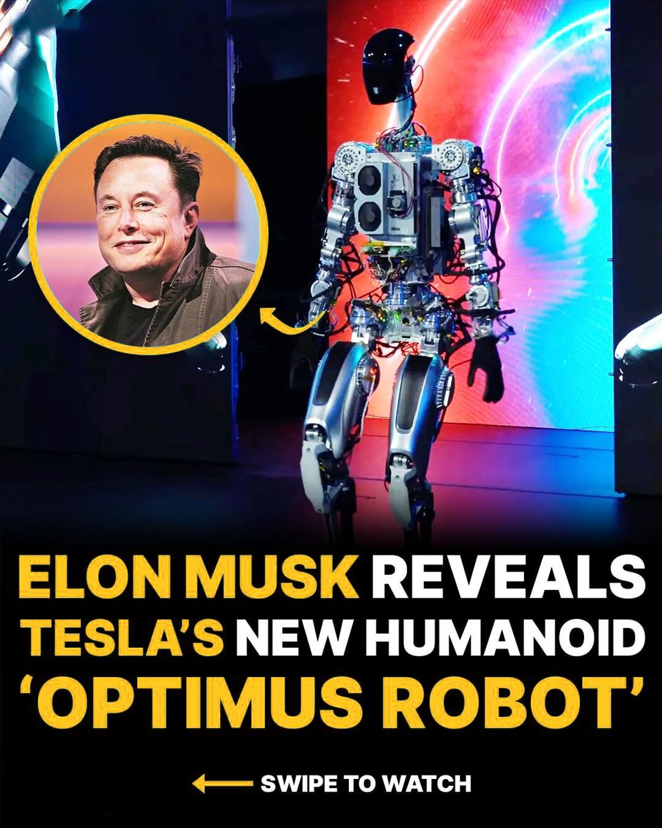 alver_nft's tweet photo. Would you buy the Optimus Robot when it becomes available for purchase?

Tech billionaire Elon Musk has presented the latest prototype of a humanoid robot being developed by his Tesla electric car company. https://t.co/fD5rQlcnVP