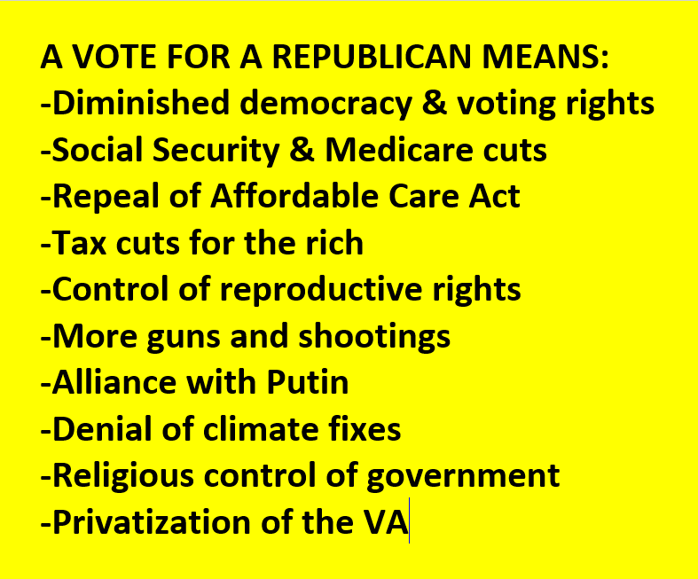 How could anyone vote Republican?
#GOPDeathCult #GOPTraitorsToDemocracy