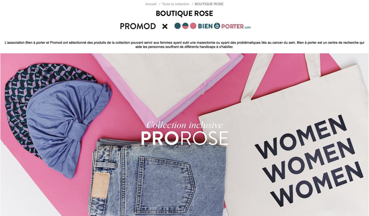 Méga-fiers de collaborer avec les #stylistes-modélistes et la #RSE de Promod. Toutes les #clientes concernées par un #cancer du sein peuvent aujourd'hui découvrir sa #Boutique #Rose : promod.fr/fr-fr/boutique…
Merci <a href="/Promod/">Promod</a> de nous avoir fait confiance !