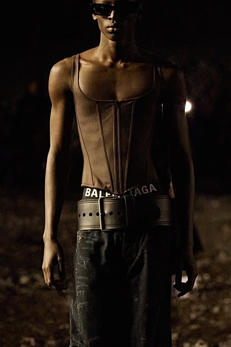 Balenciaga Corsets for Men, Spring 2023