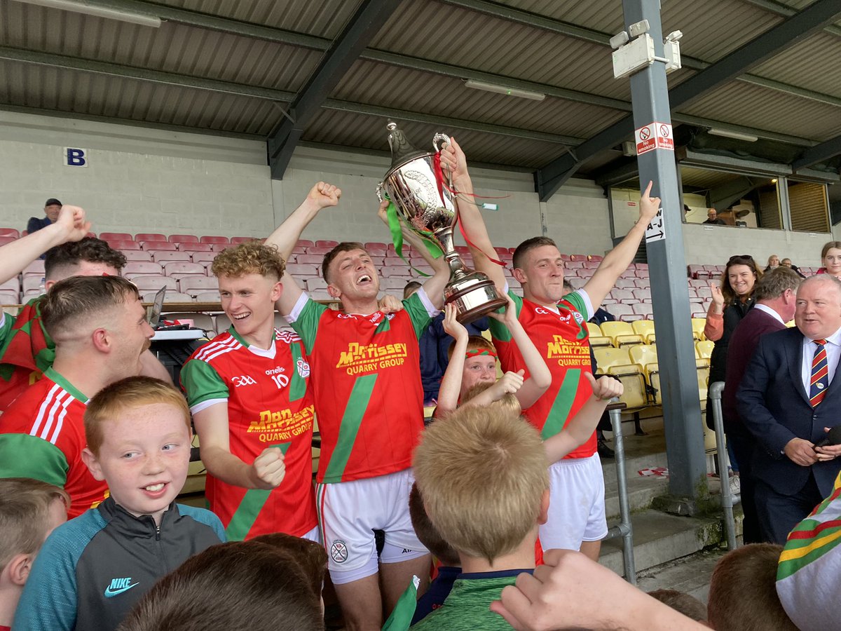 PalatineGAA's tweet photo. Senior Football Champions 2022 ❤️🏆💚. What a brilliant group of men, heroes one and all. CNOC ARDA ABÚ 👊. @Carlow_GAA https://t.co/hcNHsYEtHD