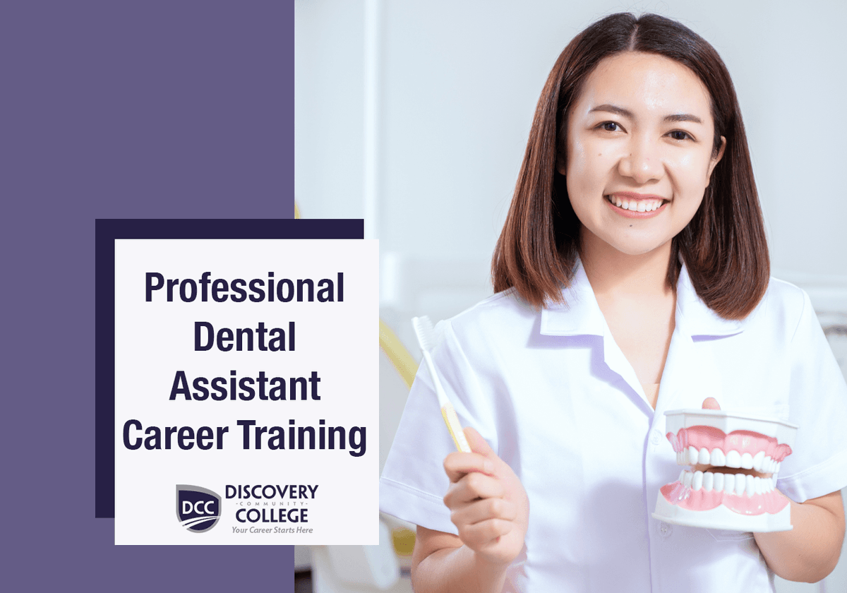DiscCommCollege's tweet image. Gain the critical skills and important knowledge to become a #DentalAssistant today! 

DCC’s #DentalAssistantProgram will prepare you in just over a year to enter this exciting industry! 

Discover more: hubs.li/Q01nmxy40