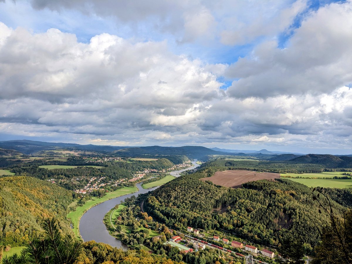 Heute so auf den Lilienstein #SächsicheSchweiz