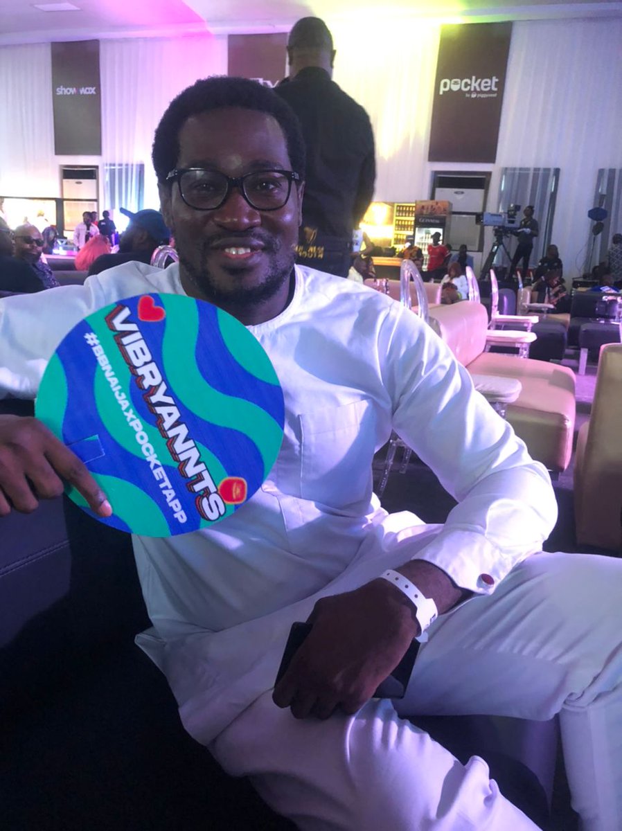 Bayongo's tweet photo. At The Podium to support my people Bryann and Bella. #BBNaija #BBNaijaSeason7 #BBNaijaSeason7Finale https://t.co/w0OVPzWVa6