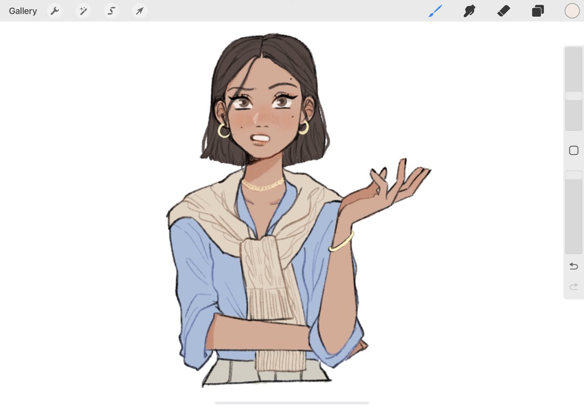 ayyliri's tweet photo. This is Betty Brant in my own #spiderverse 🕷 she works at the daily bulge and is MJ’s college classmate AND rival! They both wanna get the full time job contract and neither of them will hold back to get it! 🤓 #spidermanfanart #spidermanoc #bettybrant #comicart https://t.co/JgKKlrkYop