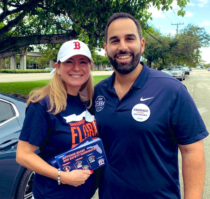 DebbieforFL's tweet photo. “Marco’s gotta go. He’s done!” A great conversation with a woman in her 60s, Latina registered Republican. Her issues? Gun safety, protecting a woman’s right to choose and insurance! She’s voting for Adam Benna and, of course, @valdemings https://t.co/d96laqQDbq