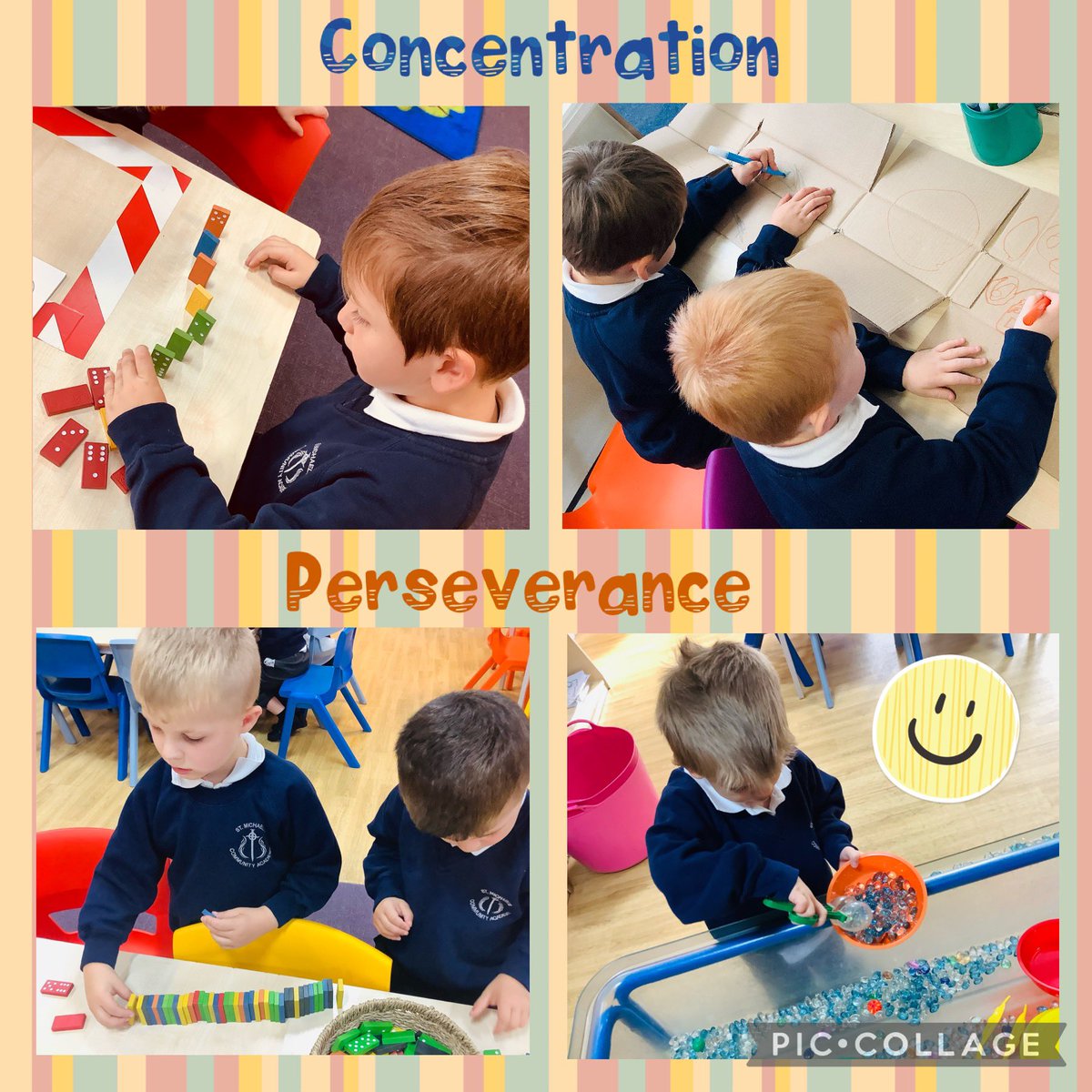 jones_smca's tweet photo. Reception have had an amazing week! 🙂 The children have settled in extremely well and it is wonderful watching new friendships blossom! 🧡 #learningthroughplay #makingfriends #workingtogether #communicating @FallonSmca @MandyTwadell https://t.co/vBcHI4T5s5