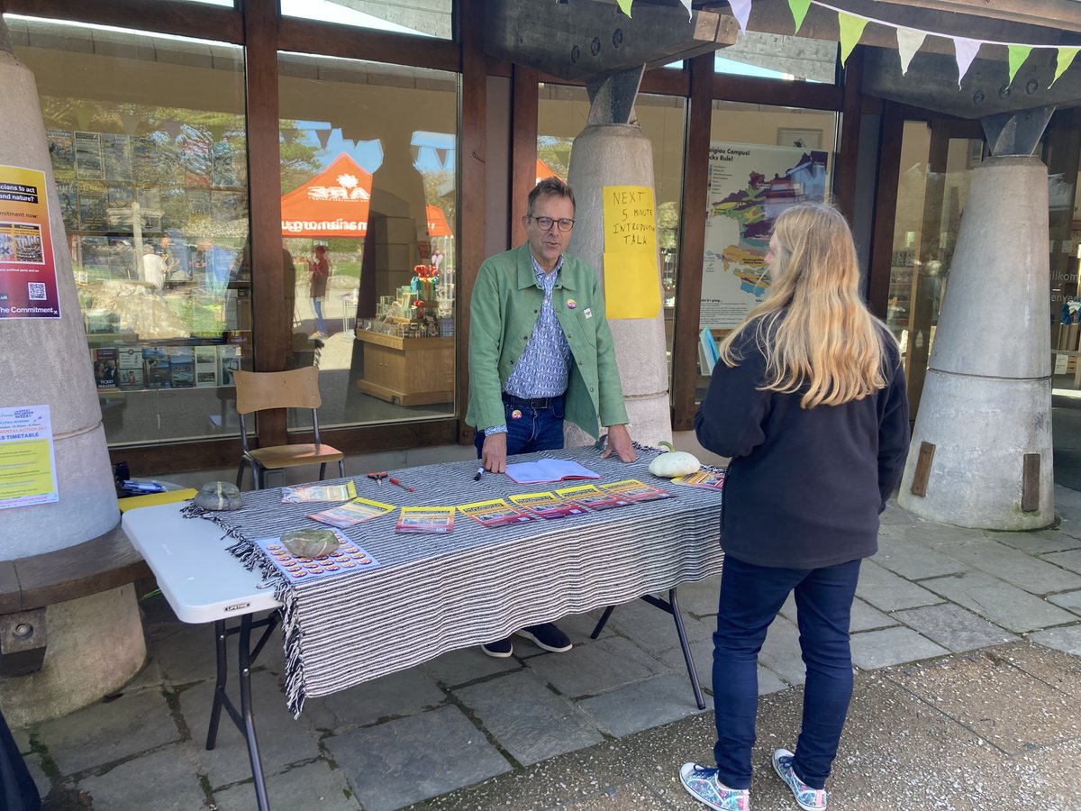 EcoDewiGroup's tweet photo. A beautiful day for our Environmental Action Day in #stdavidspeninsula #GreatBigGreenWeek! A variety of groups represented with conservation projects for wildlife in the air, on the land, in our rivers &amp; in the sea. Great talks &amp; conversations @TheCCoalition @ClimateCymru #GBGW https://t.co/GHGNoa5KQZ
