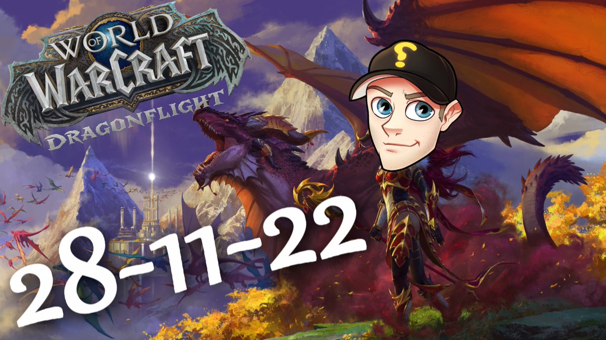 Nobbel87's tweet image. Dragonflight comes out on 28-11-22! To celebrate, Blizzard has given me some EU ONLY Heroic edition keys to give away! 
For a chance to win:
☑️ Follow 
@Nobbel87 
❤️ Like
🔁 Retweet

🐲 Comment: Who do you want as end boss for Dragonflight?

Good luck!
#Dragonflight #WoW_Partner