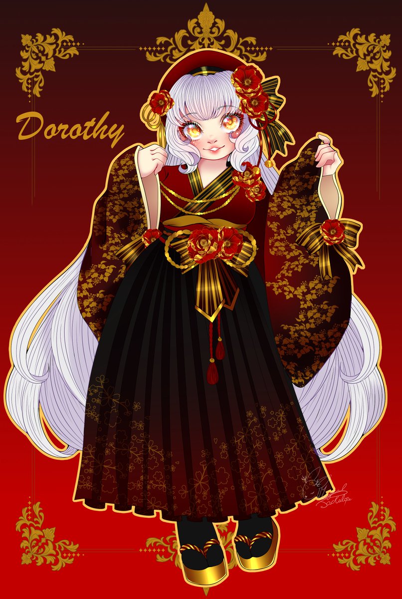 MagicalJackalop's tweet photo. Diseños de Kimonos para mis personajes, Emily, Angelique y Dorothy  (o ^ ▽ ^ o)
___________________________________
Kimono designs for my characters, Emily, Angelique and Dorothy  (o ^ ▽ ^ o) https://t.co/WpUhpiXKyT