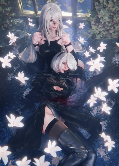 Last breath.#NieRAutomata 