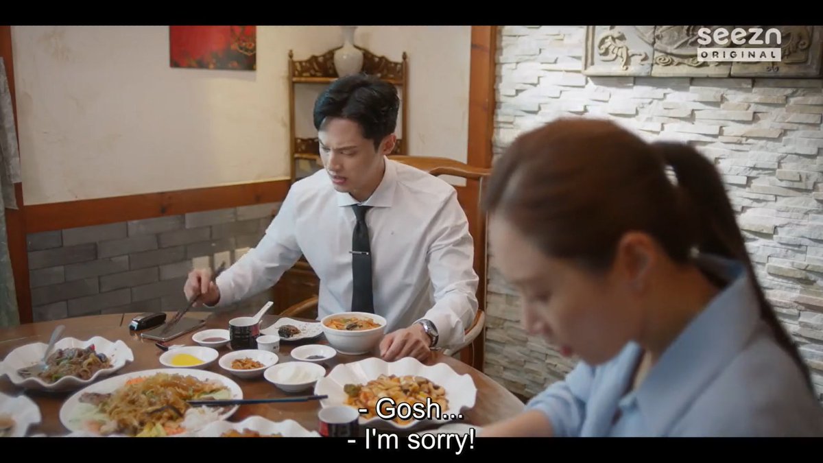 yulsera's tweet photo. i know it's probably the bare minimum but kang ddo was named that way for a reason yet he didn't even make a big deal out of her staining his expensive suit? 

i just know if she was his secretary for real, she would have been taejoon's longest lasting secretary

#GoodJobEp6 https://t.co/dacPZOamKJ