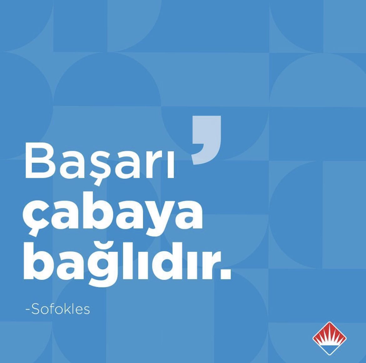 BKDrBurhanKara's tweet photo. Başarı çabaya bağlıdır.

#bahçeşehirkoleji
#sofokles https://t.co/p773QeJYgH