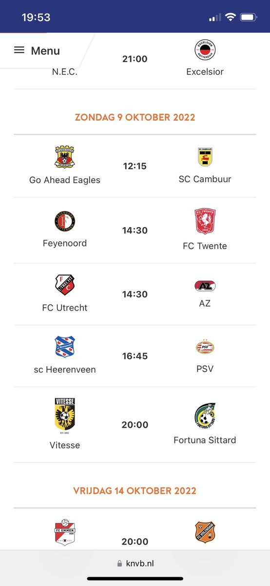 sascha1986's tweet photo. Uhmmm @KNVB wat klopt er hier niet?! #dtv #Eredivisie https://t.co/UOi5w0g9Pi