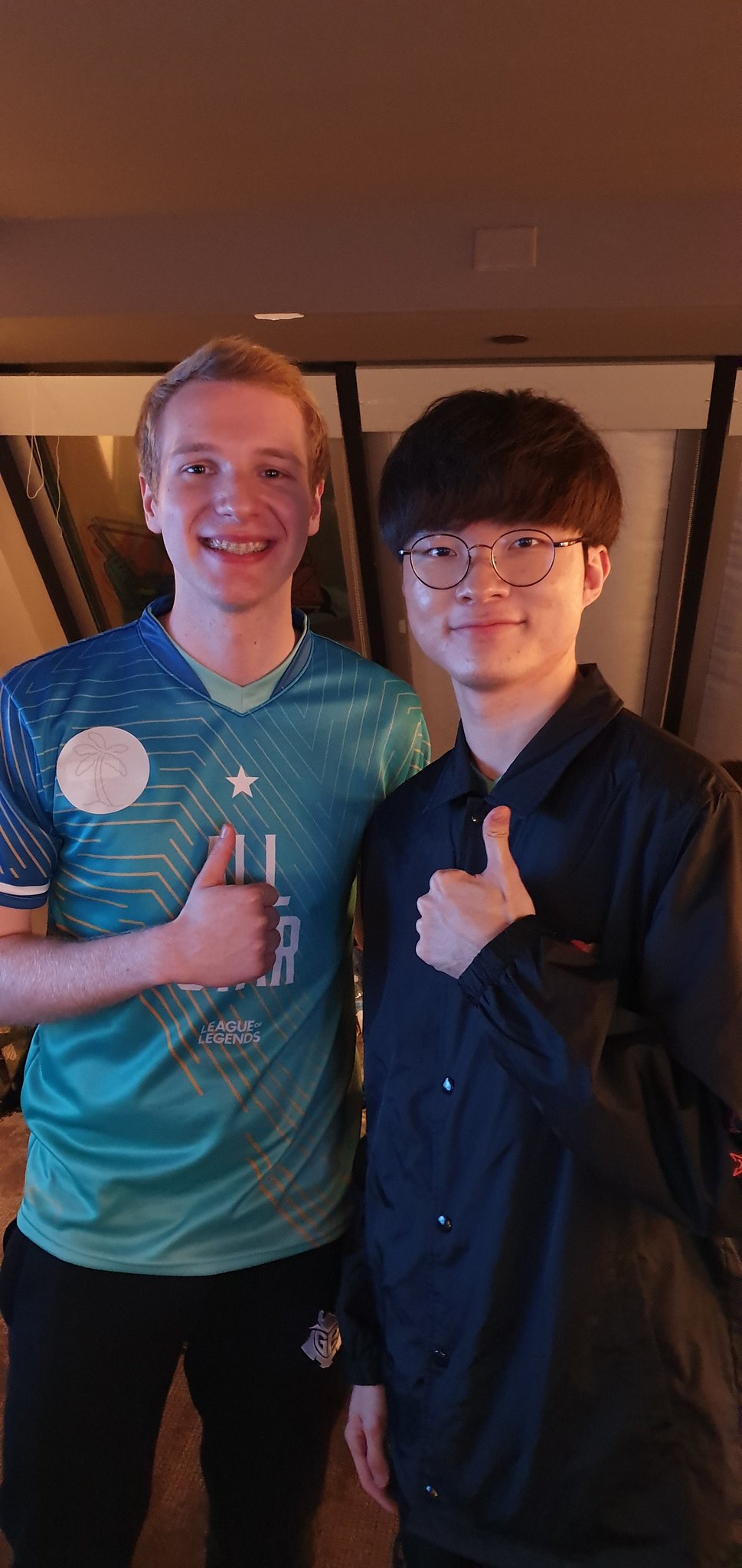 Marcin Jankowski on Twitter "I just said Hello to Faker and he