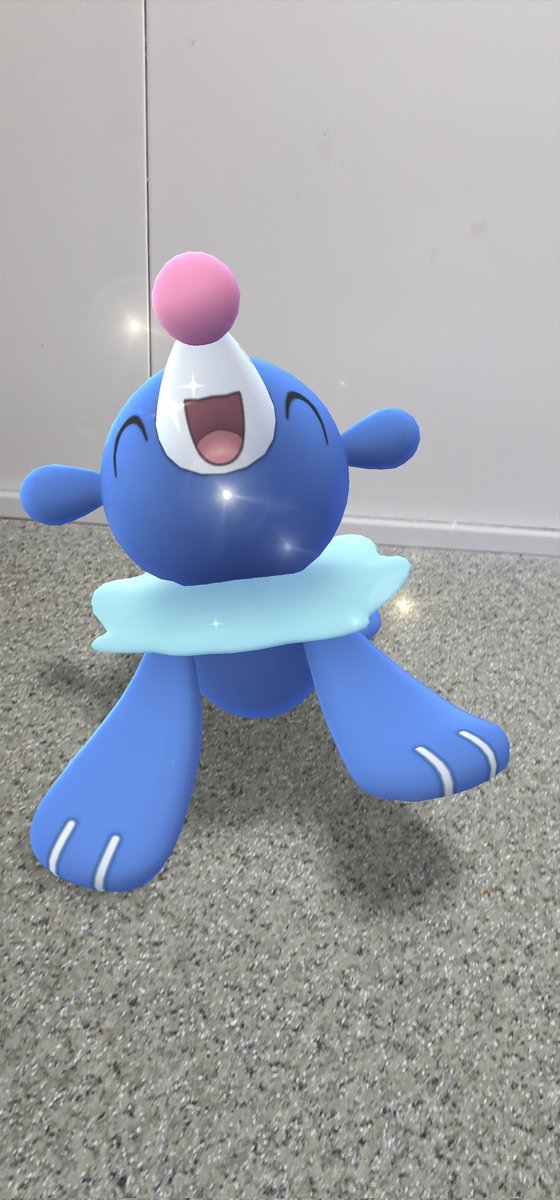 The smiling Pokémon of the day is... Popplio! The Sea Lion Pokémon isn't very graceful on land, but is very quick in water. It's important to be in the right environment for you! Submitted by @moonphne
