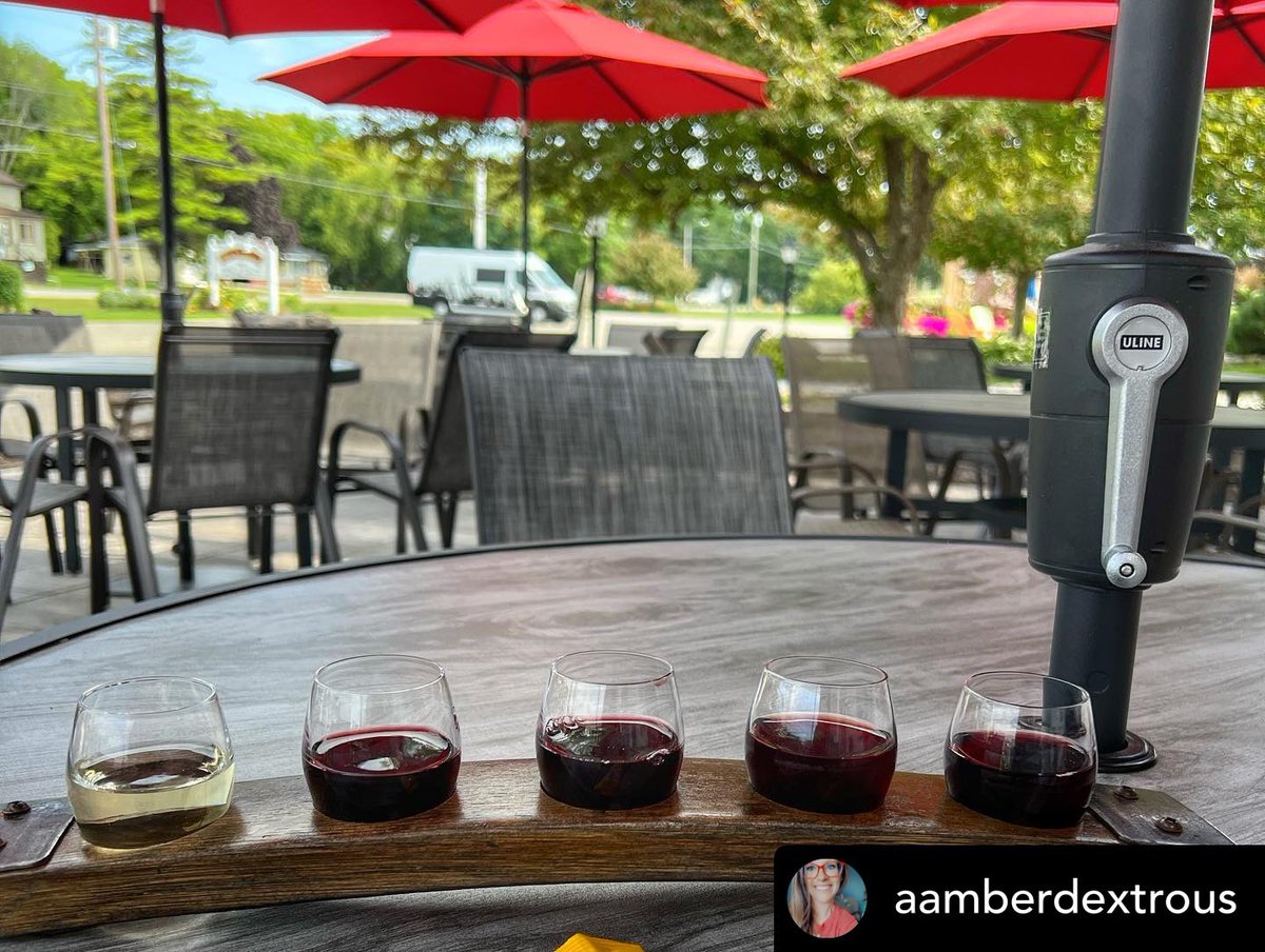 dcwinetrail's tweet photo. The weather is cooling down, but there is still plenty of time to enjoy some delicious @redoakwinery wine outside in the fresh #DoorCounty air! 🍷 🍁 

Photo by @aamberdextrous 
#winetasting #wine #doorcountywinery #doorcounty #doorcountywine #winelover #redoakwinery https://t.co/i5tuOVU8Pn