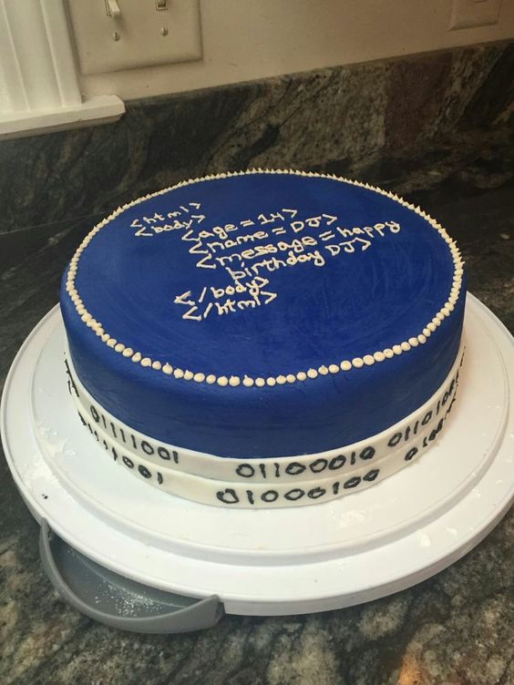 We're just throwing out ideas for your next birthday😉... What do you think🤪? 

RT if you want this cake too🎂! #SundayFunday #NetAcad