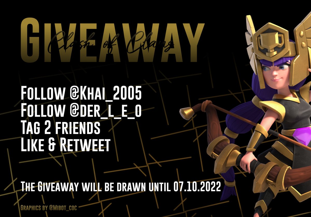 der_l_e_o (@der_le_o) on Twitter photo Attention!!
<a href="/Khai_2005/">Khai Nguyễn Hoàng</a> and I are doing a Giveaway! Each of our accounts is giving away a Gold Pass via PayPal or ingame🔥
How can you participate?
Follow the instructions⬇️ Attention!!
<a href="/Khai_2005/">Khai Nguyễn Hoàng</a> and I are doing a Giveaway! Each of our accounts is giving away a Gold Pass via PayPal or ingame🔥
How can you participate?
Follow the instructions⬇️