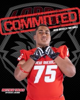 “Today is the day the Lord has made, Let us rejoice and be glad in it.” I have made my decision to commit 💯 to the @UNMLoboFB #GODisGOOD #GoLobos @CoachGonzUNM @CoachLenz @CoachBBlackmon @gsewell_sr @lancereynoldsjr @OremHSFootball @OLCoachCam @NoaPouono @coachfredy @KTalavou