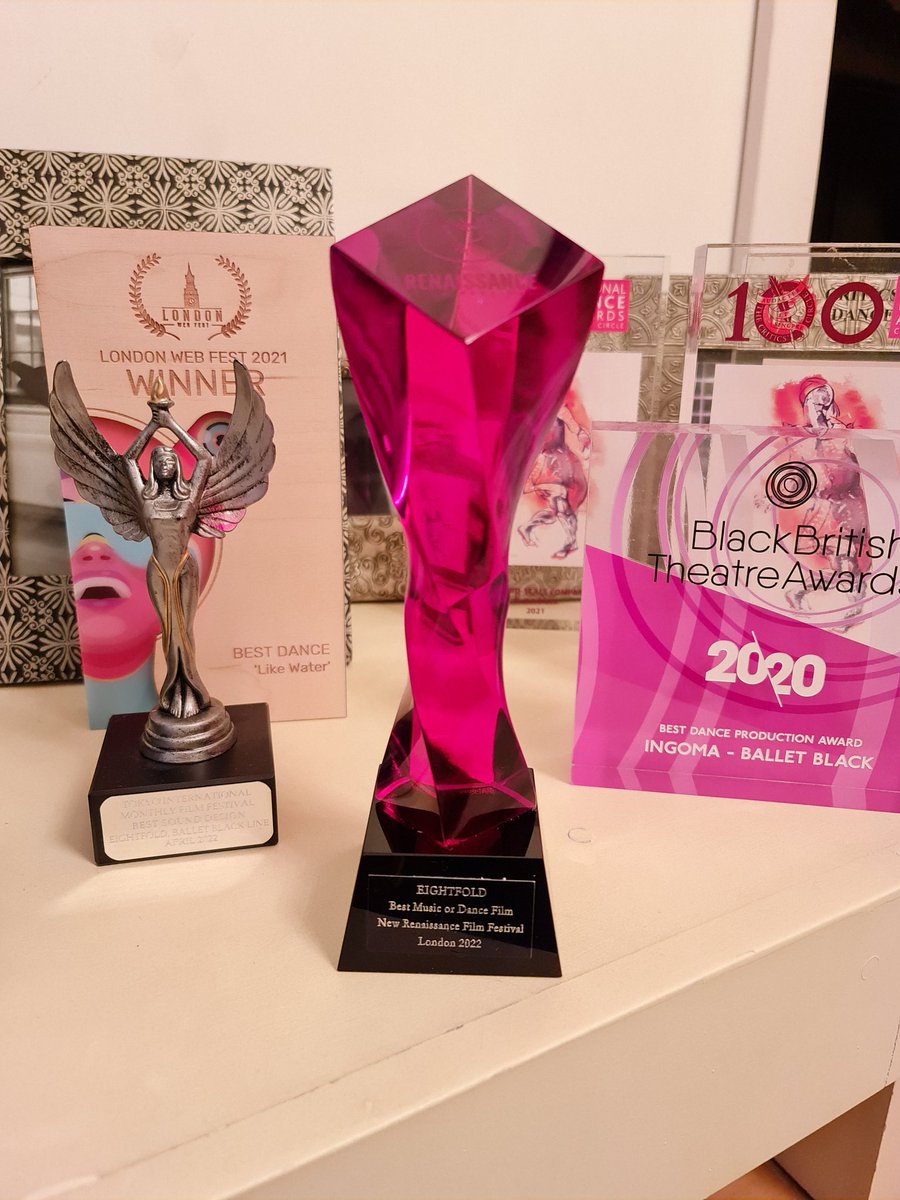 BalletBlack's tweet photo. Thank you @NRFFest for awarding #bbEightfold Best Dance Film for 2022!
Director: @donne_mark
DoP: #MarkNutkins
Producer: BB & @ClaphamRdStudio
Choreo: #HopeBoykin @MaqomaGregory
#JoyAlpuertoRitter @MlindiKulashe @sophielaplane @JosephSissens #PeterLeung #MoniqueJonas
#BBonFilm https://t.co/4lVT8Floh3