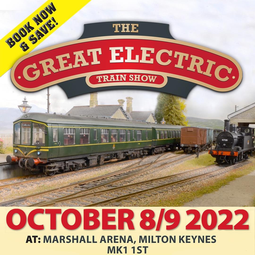 SRhobbies's tweet photo. Our next exhibition adventure and a first time for Shedring Hobbies is the upcoming Hornby Magazine Great Electric Train Show. If you are attending be sure to pop past and say hello! 

We hope to see you all there! 😊

@Hornbymag #modelrailways #modelrailwayshow #modeltrains https://t.co/diW1oLnItI