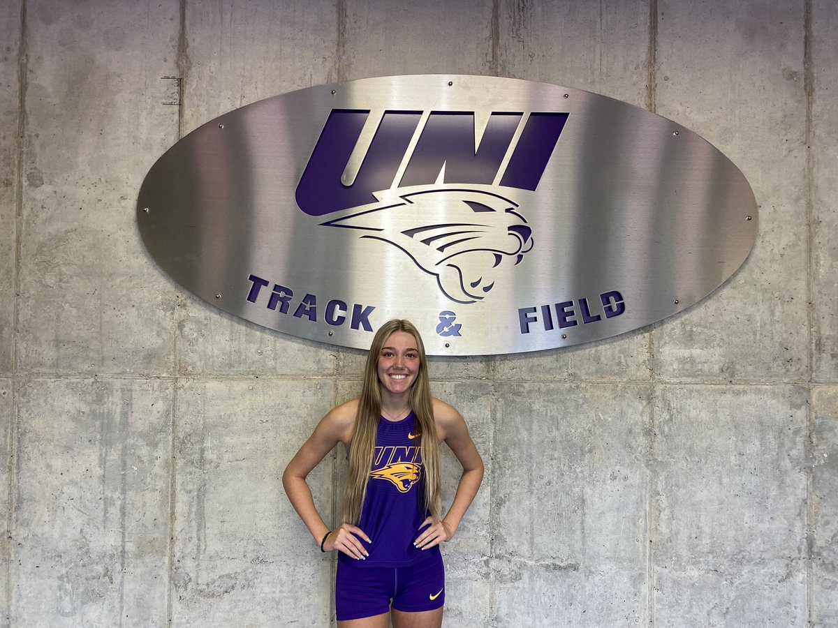 I am very excited to announce my verbal commitment to continue my academic and track career at University Of Northern Iowa! Huge thank you to all my coaches, teammates, my family and friends for supporting me in this journey! 
#GoPanthers 💜💛
@UNITrackFieldXC