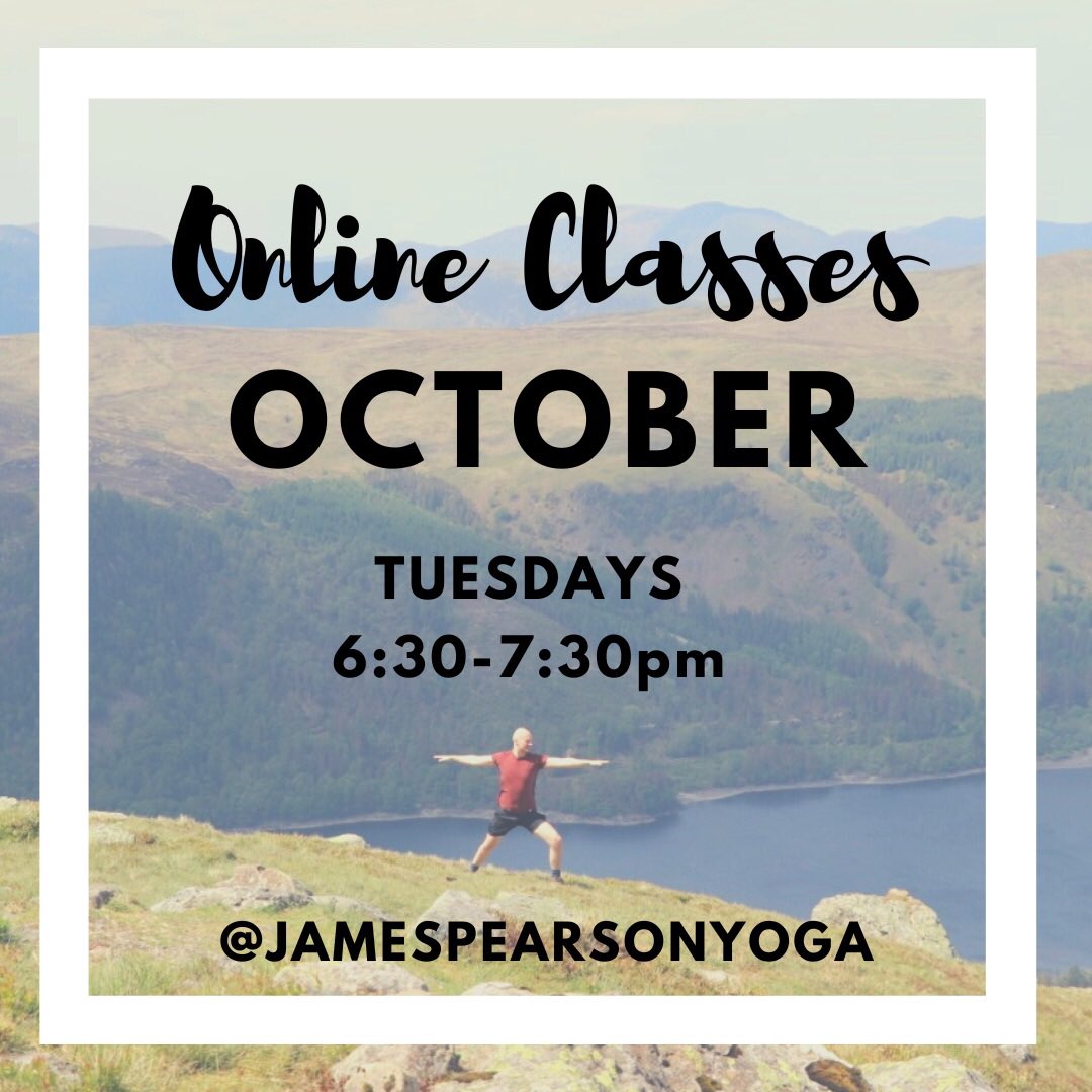 JamesPYoga's tweet photo. Online classes continue this month on Tuesdays at 6:30pm 🧘

Themes for October include confidence, self-care and strength 💪

Roll out your mat and join us from the comfort of your own home for an hour of movement and relaxation 🙏 https://t.co/0DEk5PCU32