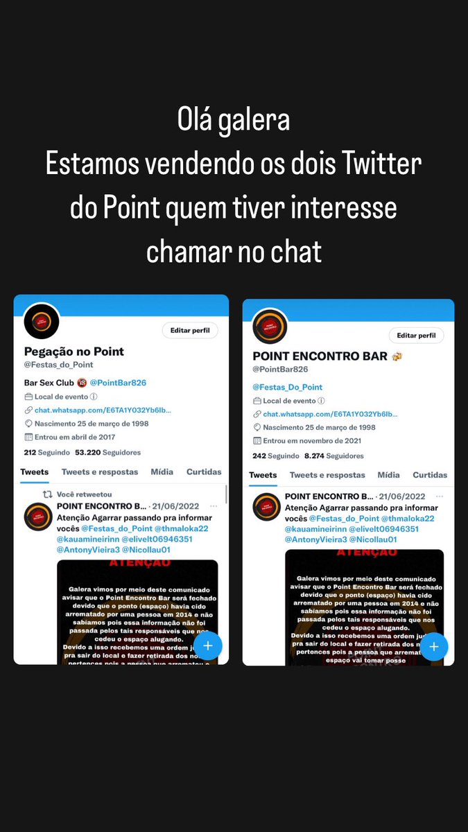 PointBar826's tweet photo. @Nicollau01 @elivelt06946351 @AntonyVieira3 @Festas_do_Point https://t.co/54CQpCfRdA