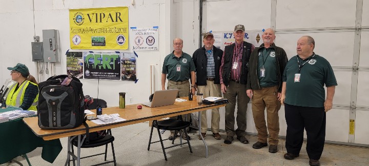 K7BNR's tweet photo. Stop in and visit our ARES group at the #preparednessexpo at Bonner County Fairgrounds in Sandpoint, ID.
We are located at the rear of the Main Exhibit Building.  Look for the yellow #VIPAR banner.  #ares7b #idaho7b #bonnerares #volunteersinpreparednessandresponse https://t.co/6MzogLgSnK