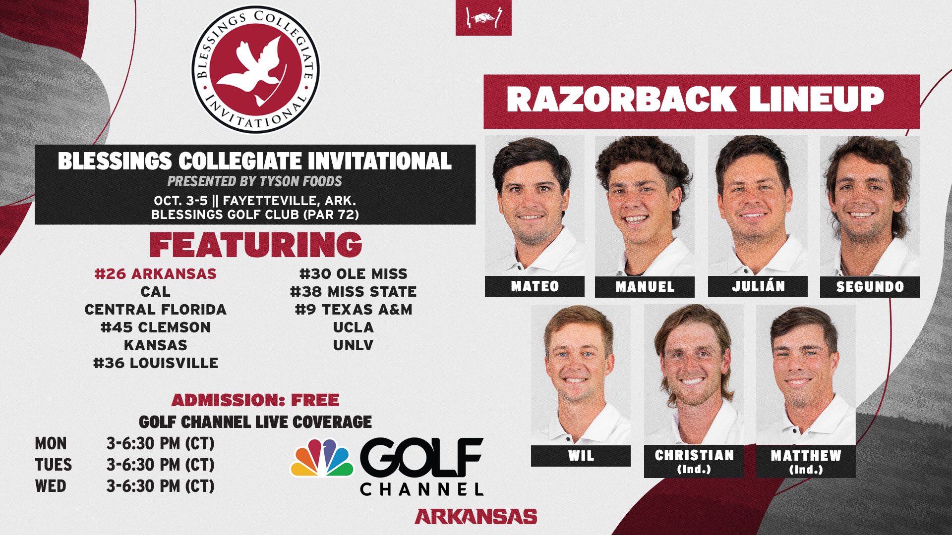 Blessings Collegiate Invitational (BlessingsCI) / Twitter