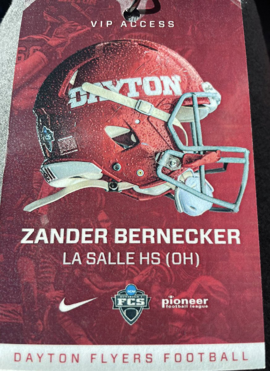 Had a great game day visit yesterday at the University of Dayton! Thank you Coaches <a href="/DaytonFootball/">Dayton Football</a> @Coach_TO <a href="/CoachCos16/">Sam Costantino</a> <a href="/CoachFlaherty4/">Ted Flaherty</a> <a href="/coachhendershot/">Josh Hendershot</a>