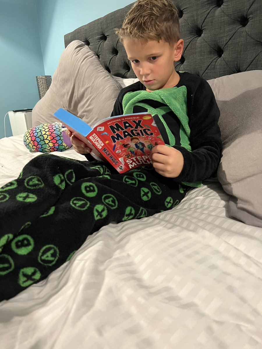 vikijordan's tweet image. Max got your book @StephenMulhern for his birthday yesterday. Not only does he love reading he is really into learning magic tricks AND his name Max!! This is perfect for him. Thank you. #magicMax