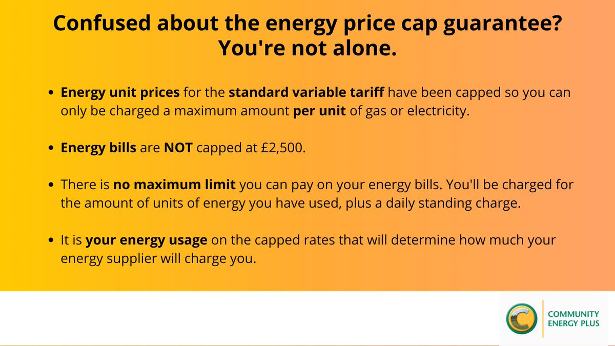CommunityEnergyPlus (@cepcornwall) on Twitter photo Confused about #pricecap? We hope these facts help.
#warmCornwall #cornwall #energyadvice #energyhelp  #penzance #stives #helston #redruth #camborne #falmouth #penryn #truro #newquay #wadebridge #staustell #bodmin #liskeard #launceston #saltash #bude Confused about #pricecap? We hope these facts help.
#warmCornwall #cornwall #energyadvice #energyhelp  #penzance #stives #helston #redruth #camborne #falmouth #penryn #truro #newquay #wadebridge #staustell #bodmin #liskeard #launceston #saltash #bude