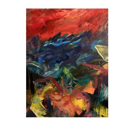 Loopy_Lesley_'s tweet photo. Excited to share this item from my #etsy shop: Red sky sea abstract painting, colourful acrylic painting on canvas https://t.co/gpLmQ4Dg1H https://t.co/fPNNRVrTFo