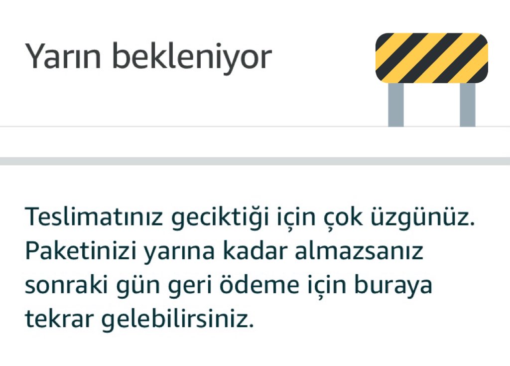 kumpirellay's tweet photo. Ertesi gün teslim diye Prime üyelikle Amazon’dan ürün alıyorsun, sonra AGT Kurye’den mesaj geliyor 5’ine kadar bir ara teslim ederiz diye. Gerçekten değişik bir sistem. Teslim tarihini güncellemişsiniz allah razı olsun, yoksa napardım. https://t.co/QQq5U6hsDA
