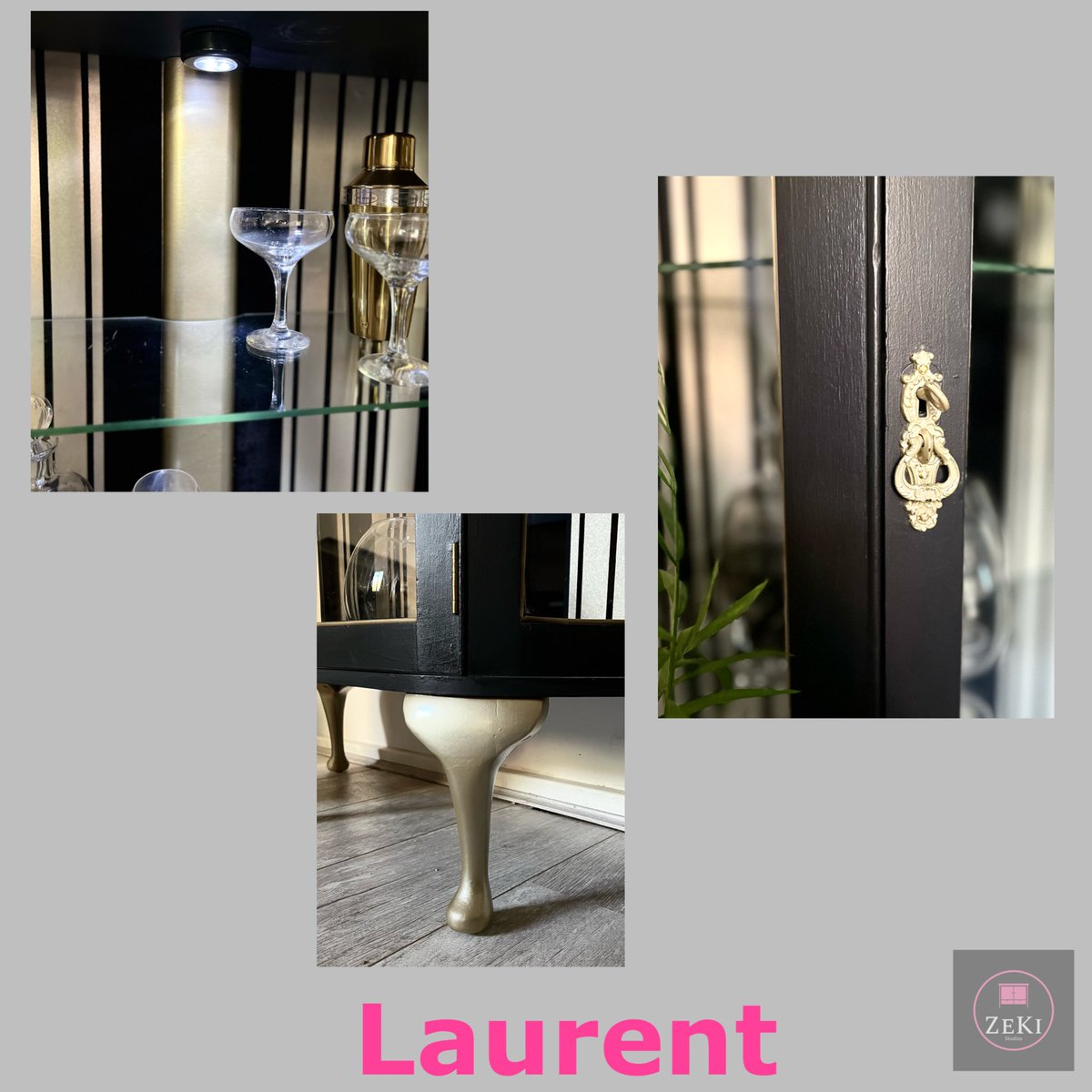 zekistudios's tweet photo. Look at Laurent … vintage drinks cabinet … champagne gold and black … perfect now ready for Christmas … https://t.co/qpgZZbr94C #fabulous #furniture #drinks #cocktails https://t.co/R9k0B7n8Zo