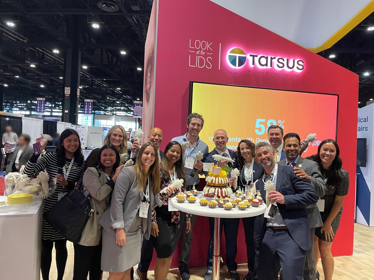 Our team is having a great time at #AAO2022. Thank you @DGlaucomflecken and many others for celebrating with us!