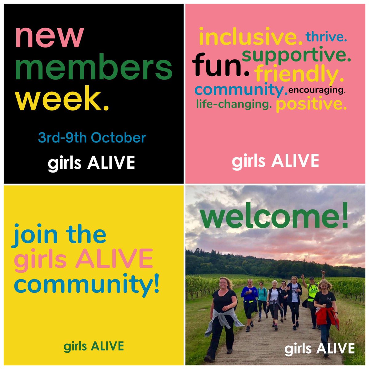girls ALIVE (@girlsaliveuk) on Twitter photo New Members Week starts tomorrow! Please tell your local friends they are welcome to give girls ALIVE a free try!
Get in touch to find out more enquiries@girlsalive.org.uk #molevalley #dorking New Members Week starts tomorrow! Please tell your local friends they are welcome to give girls ALIVE a free try!
Get in touch to find out more enquiries@girlsalive.org.uk #molevalley #dorking