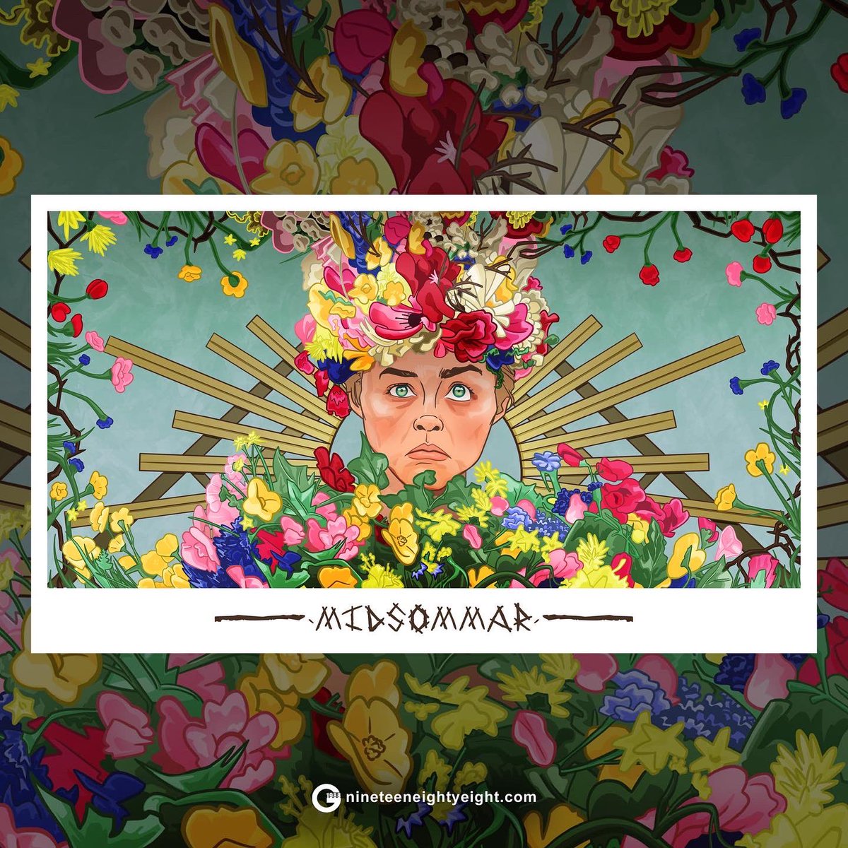 adamisdrawing's tweet photo. All the pieces for Gallery 1988’s CRAZY4CULT show are available online now!

10 of these May Queen prints from Midsommar are available now along with 10 Last in Soho VHS cases at the link in my bio! @galleries1988 https://t.co/jnAmZLUeus