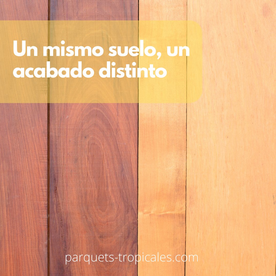 TParquets's tweet photo. Elige el #parquet....
El acabado del suelo de parquet será decisivo para combinar con tu vivienda
Aceitado, acabado deja la madera con el poro abierto y le da un aspecto más natural
Barnizado, acabado sella el poro, lo que consigue mayor resistencia y su limpieza sea más fácil. https://t.co/vZPBxOJFjZ