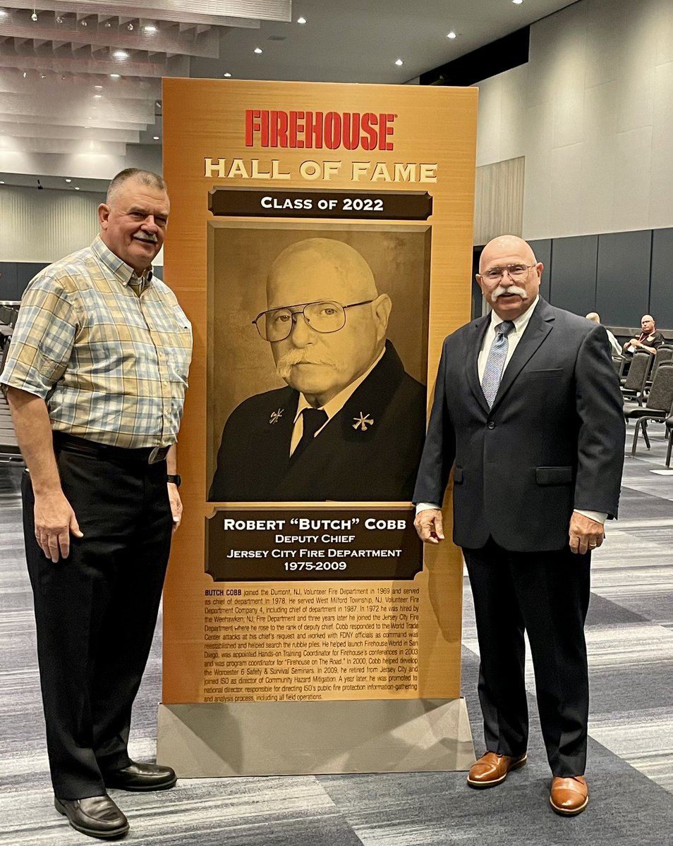 Resboss48's tweet photo. Honored and humbled to be inducted into the Firehouse Magazine Hall of Fame at Expo 22’ in Columbus. So fortunate to have a career surrounded by great friends and mentors. https://t.co/J6bMEJOgs3