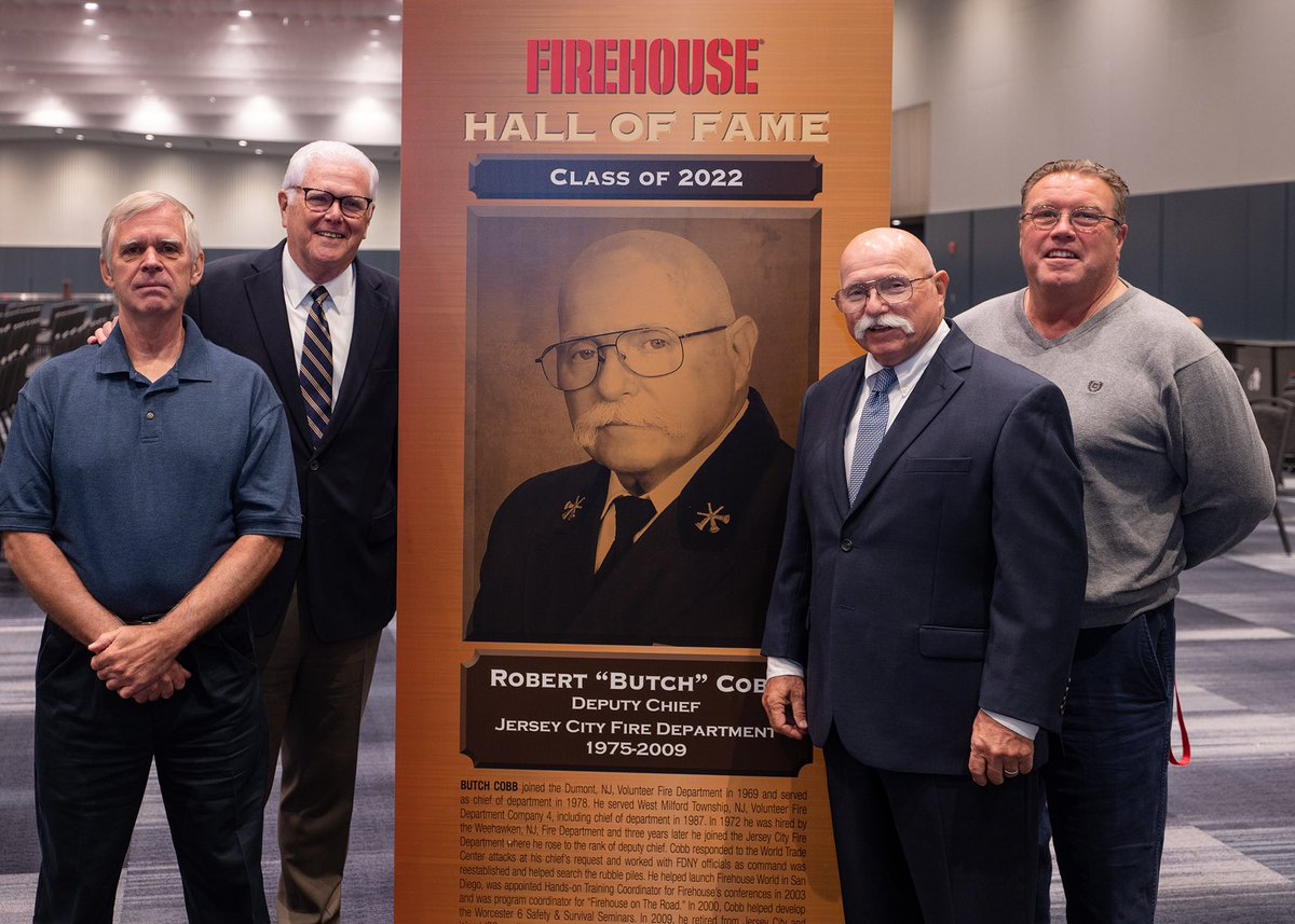 Resboss48's tweet photo. Honored and humbled to be inducted into the Firehouse Magazine Hall of Fame at Expo 22’ in Columbus. So fortunate to have a career surrounded by great friends and mentors. https://t.co/J6bMEJOgs3