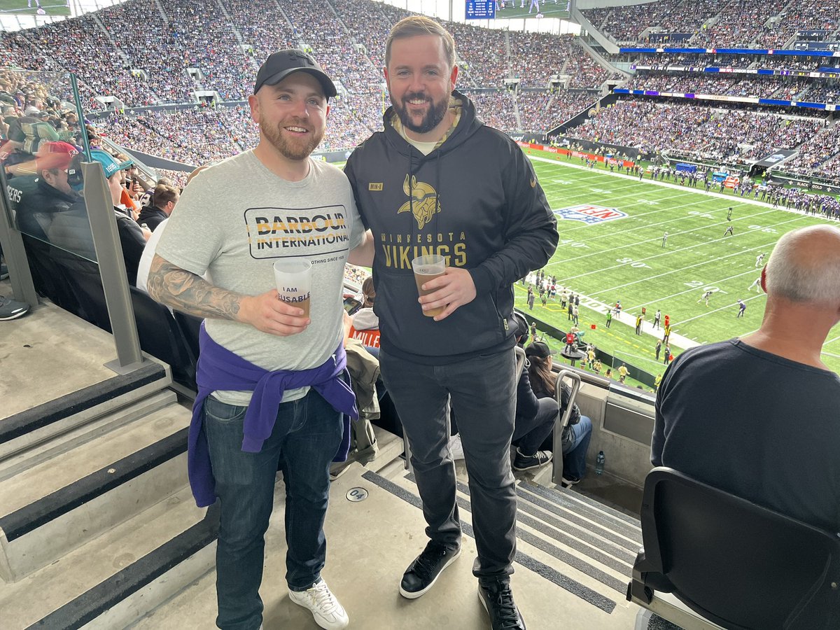 Jon_Burke4's tweet photo. NFL London number 4. @NFLUK @Vikings https://t.co/Lur64cIaXt