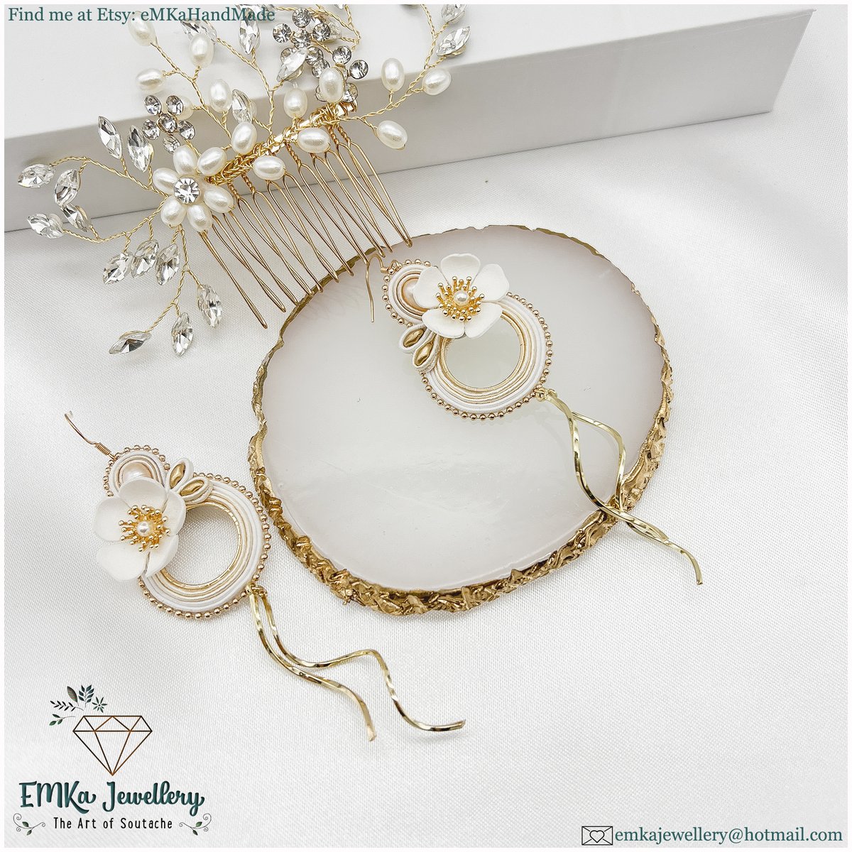 EMKaJewelleryUK's tweet photo. Evening!
Camelia - decorative long soutache #earrings with flower motives, weightless and fancy, perfect accessory for #wedding creation, free shipping
Order https://t.co/03PnFLYnhx
#handmadehour #shopindie #brumhour #craftbizparty #weddingdaychat #celebsforsmallbiz #forbride https://t.co/jmT6FqsRL2